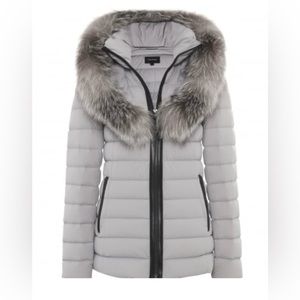 MACKAGE Kadalina-X Light Down Jacket With Fur Trimmed Collar XS
